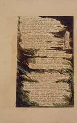 Planche 7 de The Song of Los, copie B, dans la collection de la Bibliothèque du Congrès